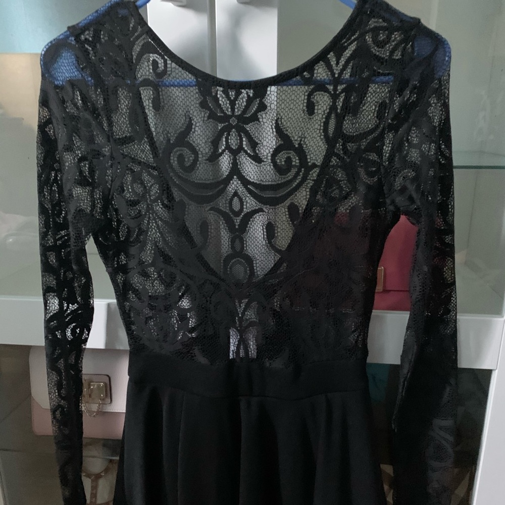 Long sleeve lace romper